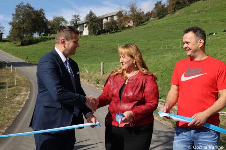Odprtje odseka prenovljene ceste na motniško Belo (25)